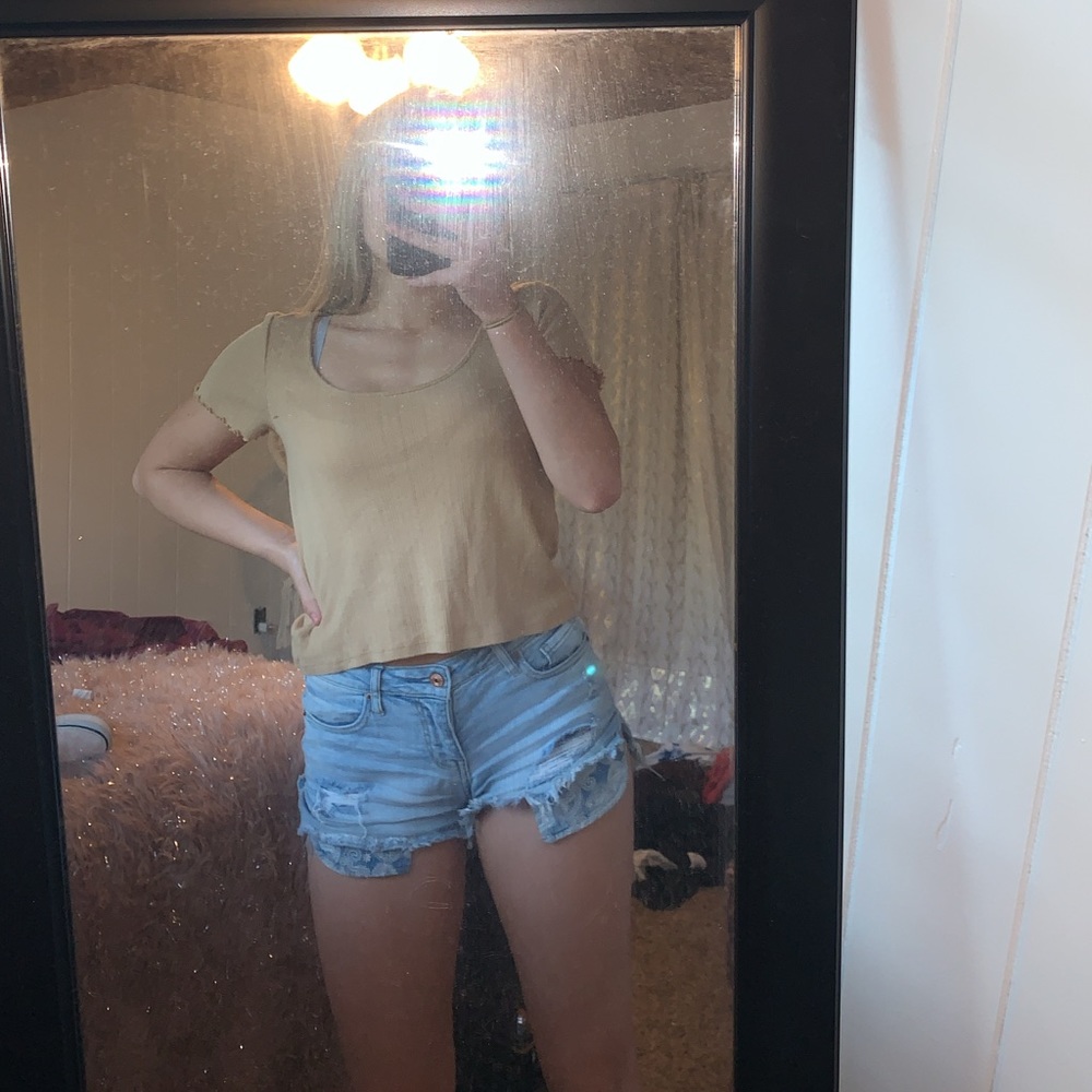 Yellow American eagle top